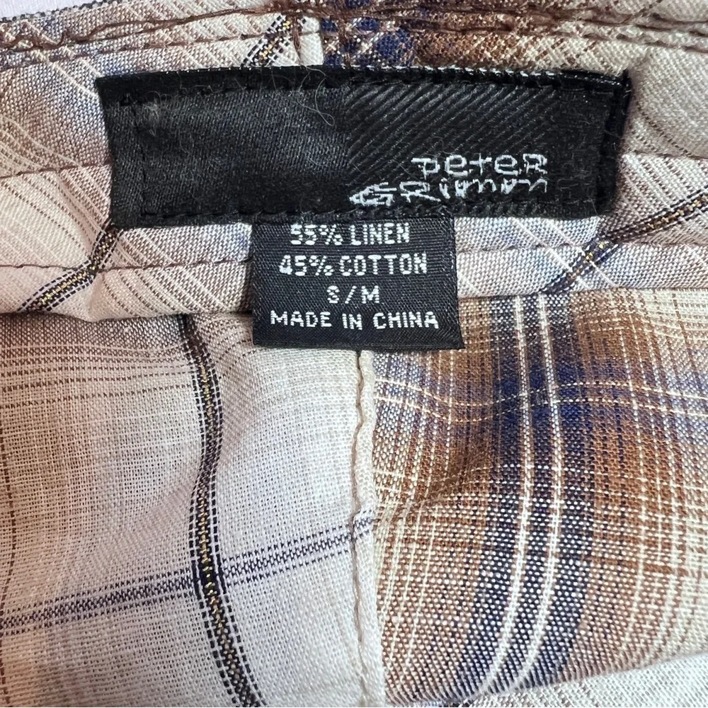 Peter Grimm Grey Flat Cap Size S/M